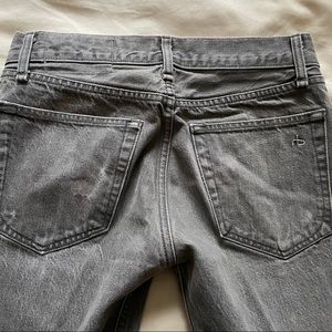 rag & bone selvedge gray jeans 30